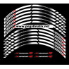 BMW S1000R wheel decals rim stripes 12 pcs. stickers Laminated S1000 R White