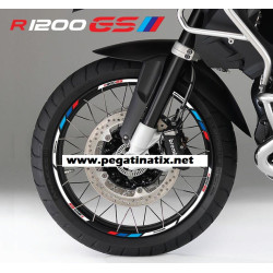 BMW R1200GS wheel decals stickers rim stripes r1200 GS 19'' 17'' Motorsport