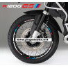 BMW R1200GS wheel decals stickers rim stripes r1200 GS 19'' 17'' Motorsport