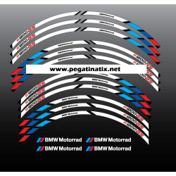 BMW R1200GS wheel decals stickers rim stripes r1200 GS 19'' 17'' Motorsport
