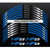 BMW HP6 K1600GT wheel decals stickers Laminated rim stripes k1600 GT Blue