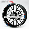 BMW G310R wheel decals stickers rim stripes 12 pcs. Laminated G310 R
