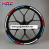 Honda Racing HRC Reflective wheel stickers decals rim stripes CBR 600RR 1000RR