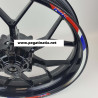 Honda Racing HRC Reflective wheel stickers decals rim stripes Cbr Vfr CB500