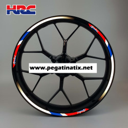 Honda Racing HRC Reflective wheel stickers decals rim stripes Cbr Vfr CB500