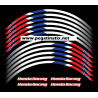 Honda CBR RR wheel decals rim stripes 12 pcs. stickers 600RR 1000RR
