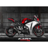 Honda CBR1000RR Wheel decals rim stripes stickers CBR 1000RR 08-14 Red
