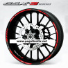 Suzuki GSX-S 1000 wheel stickers decals rim stripes 12 pcs. Laminated