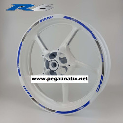 Yamaha YZF-R6 wheel stickers decals rim stripes Laminated