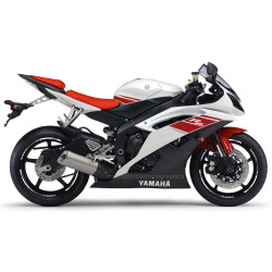 Yamaha YZF-R6 wheel stickers decals rim stripes Laminated white
