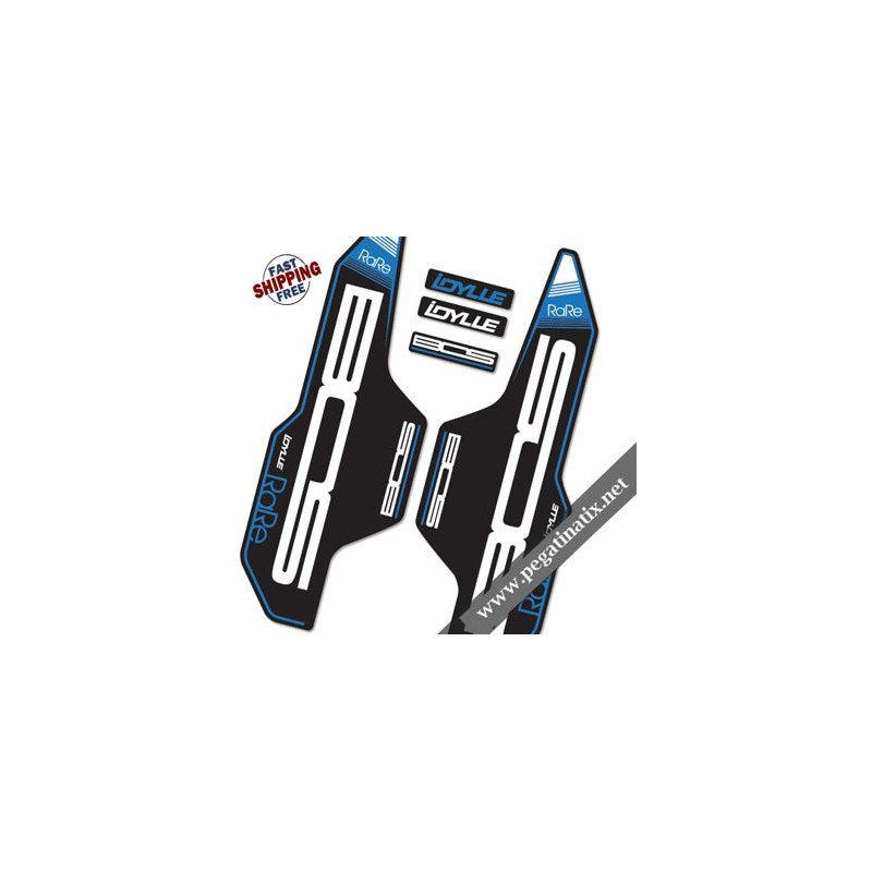 DECALSBOS IDYLLE RARE STICKERS KIT BLACK FORKS