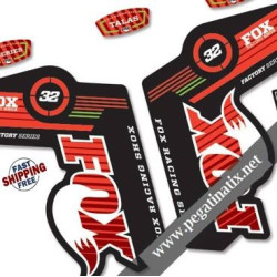 DECALS STICKERS FOX 32 SPECIAL EDITION 2 2014