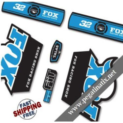 DECALS STICKERS FOX 32 TALAS DECALS KIT BLACK FORKS
