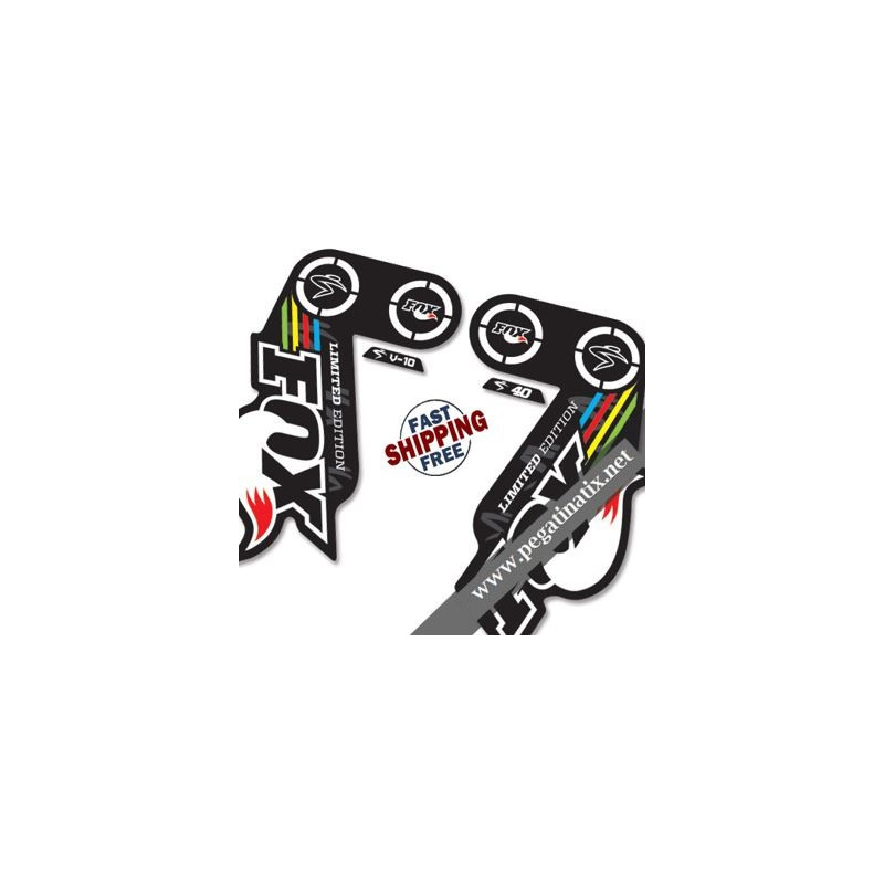 DECALS STICKERS FOX 40 SC V10 B EDITION