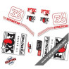 DECALS FOX FACTORY 36 2016 STICKERS KIT WHITE FORKS