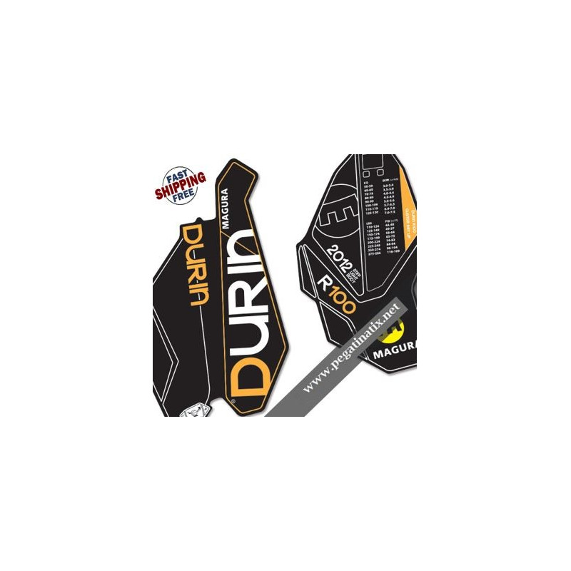 DECALS STICKER FORK MAGURA DURIN R100B