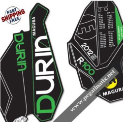 DECALS STICKER FORK MAGURA DURIN R100B