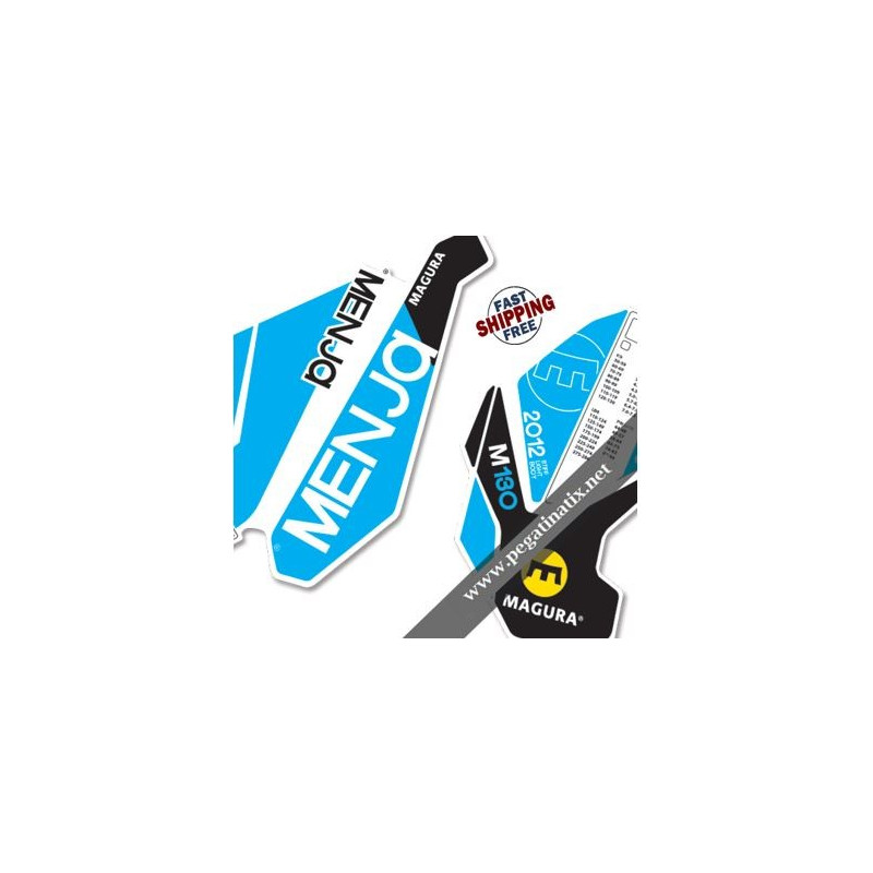 DECALS STICKER FORK MAGURA MENJA 130