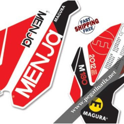 DECALS STICKER FORK MAGURA MENJA 130