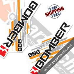 DECALS MARZOCCHI BOMBER 888 WHITE