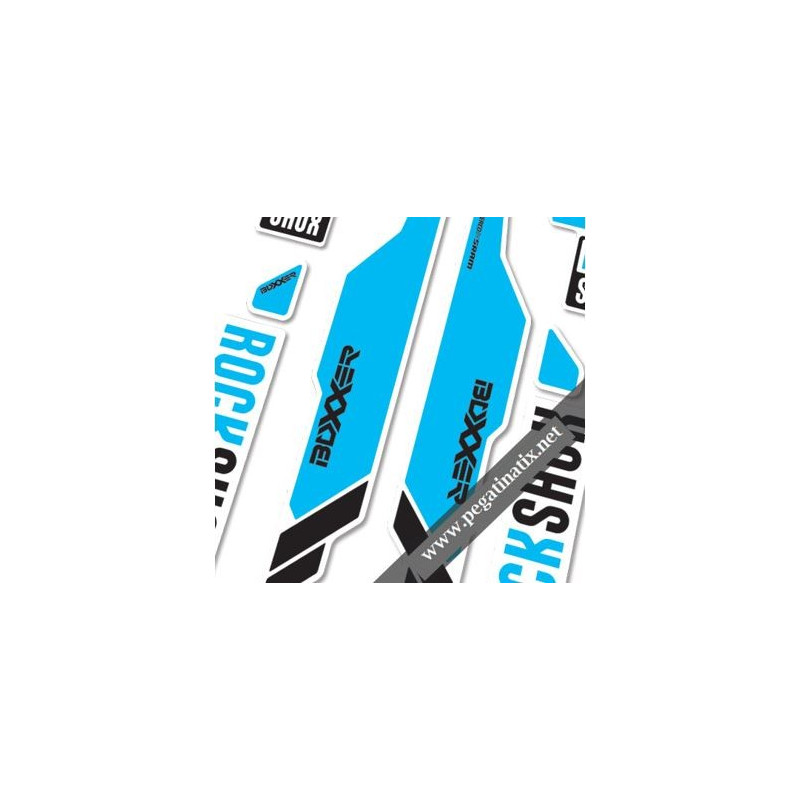 DECALS FORK ROCK SHOX BOXXER 2014