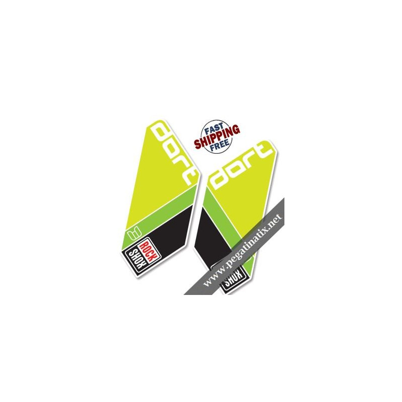 DECALS FORK ROCK SHOX DART