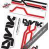 FORK ROCK SHOX LYRIC WHITE FORK DECALS KIT