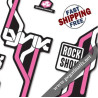 FORK ROCK SHOX LYRIC TYPE B WHITE FORK DECALS KIT