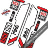 FORK ROCK SHOX PIKE 2014 STICKERS KIT BLACK FORKS