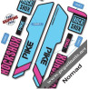 FORK ROCK SHOX PIKE SANTA CRUZ STICKERS KIT BLACK FORKS