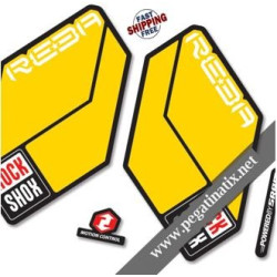 FORK ROCK SHOX REBA 2011 B DECALS KIT STICKERS FORKS
