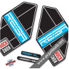 FORK ROCK SHOX REBA 2012 BLACK DECALS KIT STICKERS FORKS
