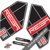FORK ROCK SHOX REBA 2012 BLACK DECALS KIT STICKERS FORKS
