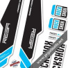FORK ROCK SHOX REBA 2013 BLACK DECALS KIT STICKERS FORKS