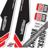 FORK ROCK SHOX REBA 2013 BLACK DECALS KIT STICKERS FORKS