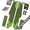 FORK ROCK SHOX BRAIN 2014 STICKERS KIT BLACK FORKS