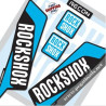 FORK ROCK SHOX RECON 2016 DECALS KIT BLACK FORKS