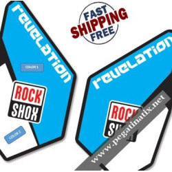 DECALS FORK ROCK SHOX REVELATION B