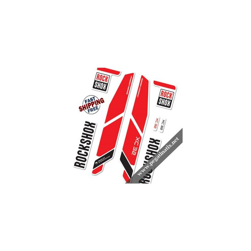DECALS FORK ROCK SHOX RS XC 32