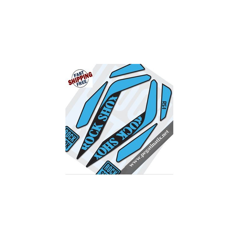DECALS FORK ROCKSHOX RS-1 25TH LTD EDITION DECALS KITS