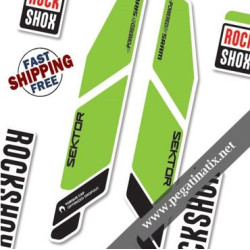 DECALS ROCKSHOX SEKTOR STICKERS KIT FORKS