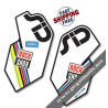 DECALS ROCKSHOX SID 2012 BLACK FORK DECALS KIT