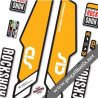 DECALS ROCKSHOX  SID 2014 STICKERS KIT BLACK FORKS