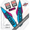 DECALS ROCKSHOX SID 2016 STICKERS KIT WHITE FORKS