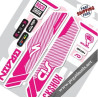 DECALS ROCKSHOX SID BRAIN 2014 STICKERS KIT WHITE FORKS