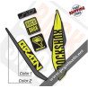 DECALS ROCKSHOX SID BRAIN 2017 BLACK FORK DECALS KIT