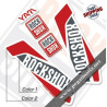 DECALS ROCKSHOX YARI 2017 WHITE FORK DECALS KIT