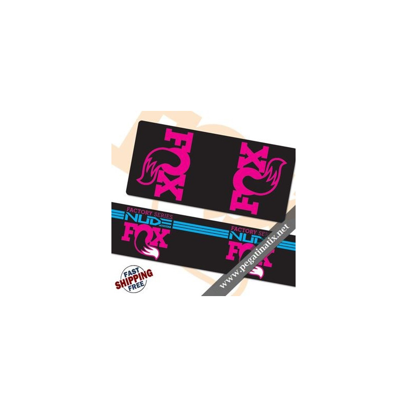 FOX SHOX NUDE DECALS KIT REAR SHOCK