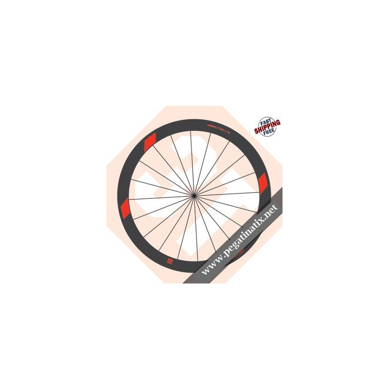 WHEEL RIMS 3T ORBIS II C50 LTD DECALS KITS