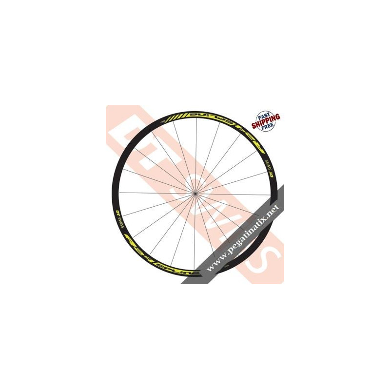 WHEEL RIMS DT SWISS R24 SPLINE DECALS KIT